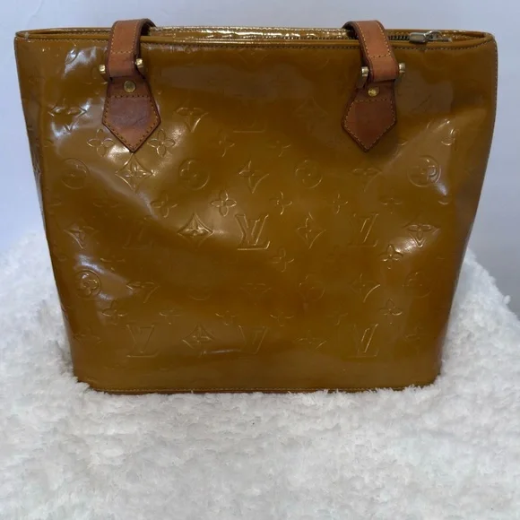 Vintage Louis Vuitton Cognac Monogram Vernis Tote - Picture 2 of 16